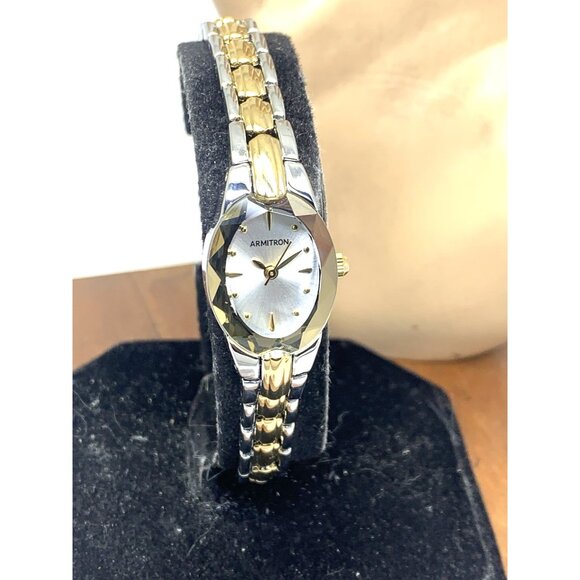 Armitron Women\'s Watch 75/3313TTG Silver Dial Quartz Two Tone Steel Petite 17mm main image 13